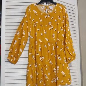 Arizona Little & Big Girls Long Balloon Sleeve Bab